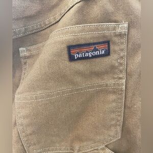 Patagonia Tan Canvas cargo pants